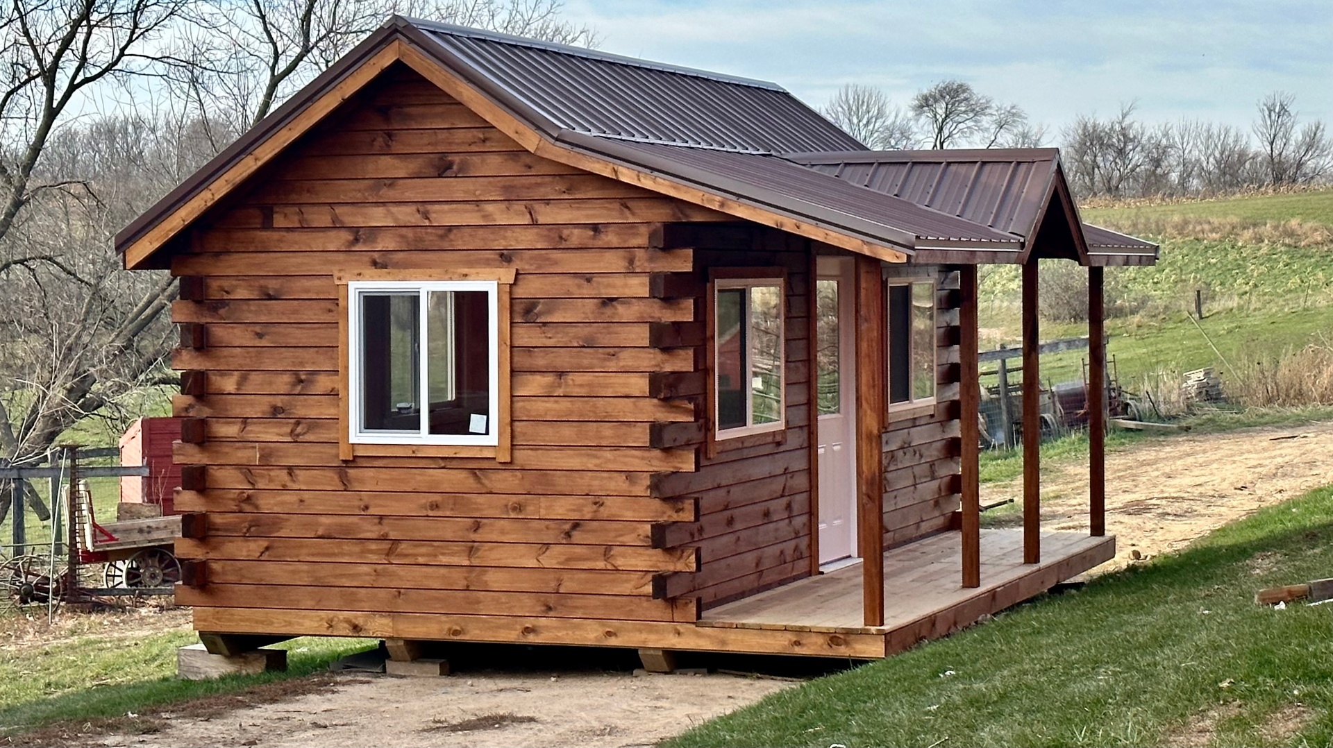 The Hearth log cabin