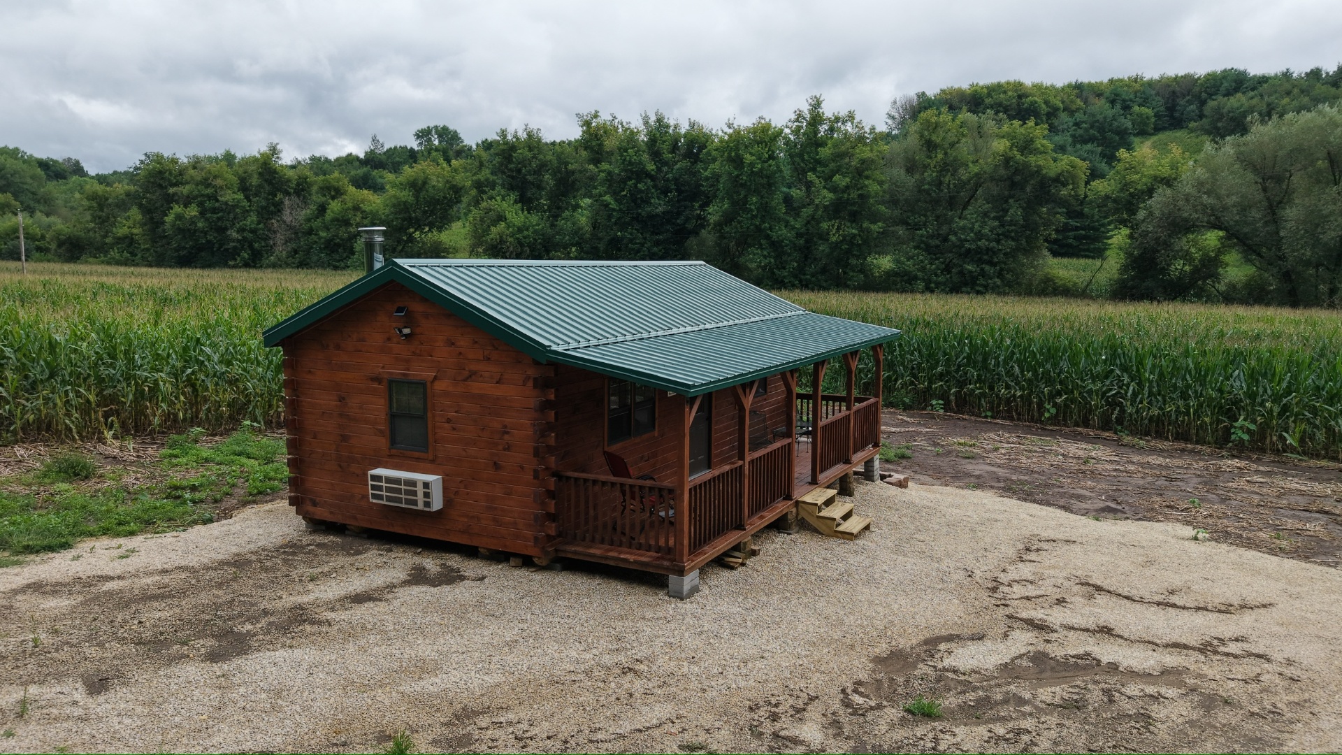 The Garrison log cabin alternate view